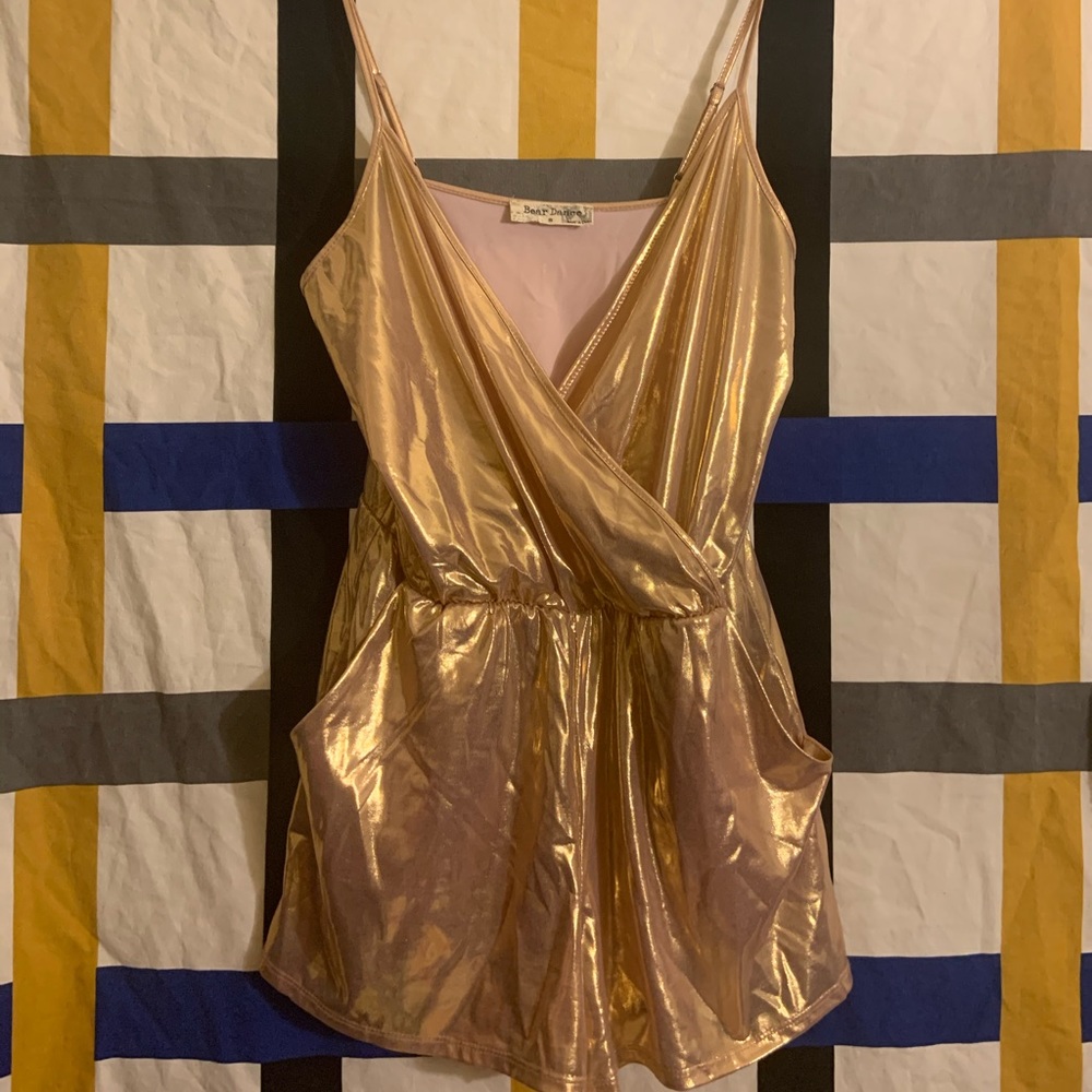 Pink Iridescent Romper